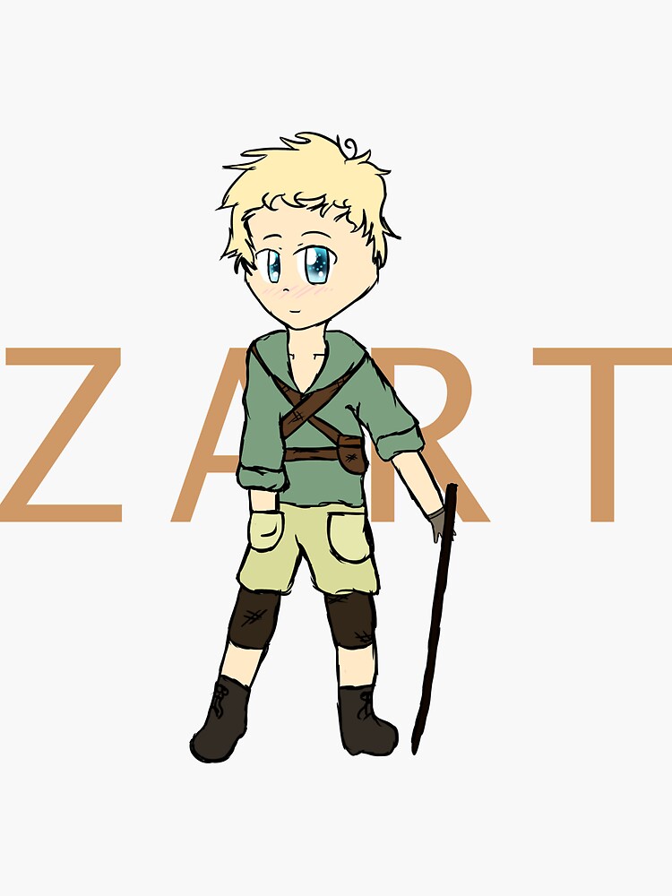"Chibi Zart The Maze Runner" Sticker by ohshoot Redbubble