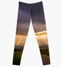 Sunset over Dalheim Leggings