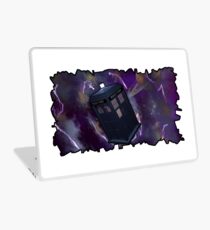 Blue Box in Space Laptop Skin