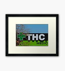 THC Medic Wear Framed Print