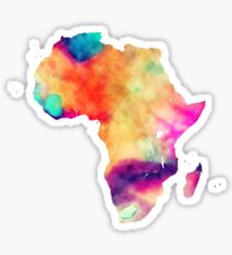 Africa map Sticker
