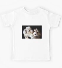 Adorable Australian Shepherd Puppies Kids Tee