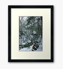 Ravine Framed Print