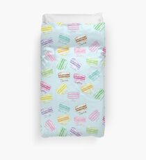 Macaron Macaroons Duvet Cover