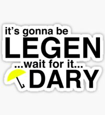 HOW I MET YOUR MOTHER BARNEY T SHIRT Sticker