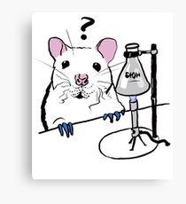 Chemistry Rat Canvas Print