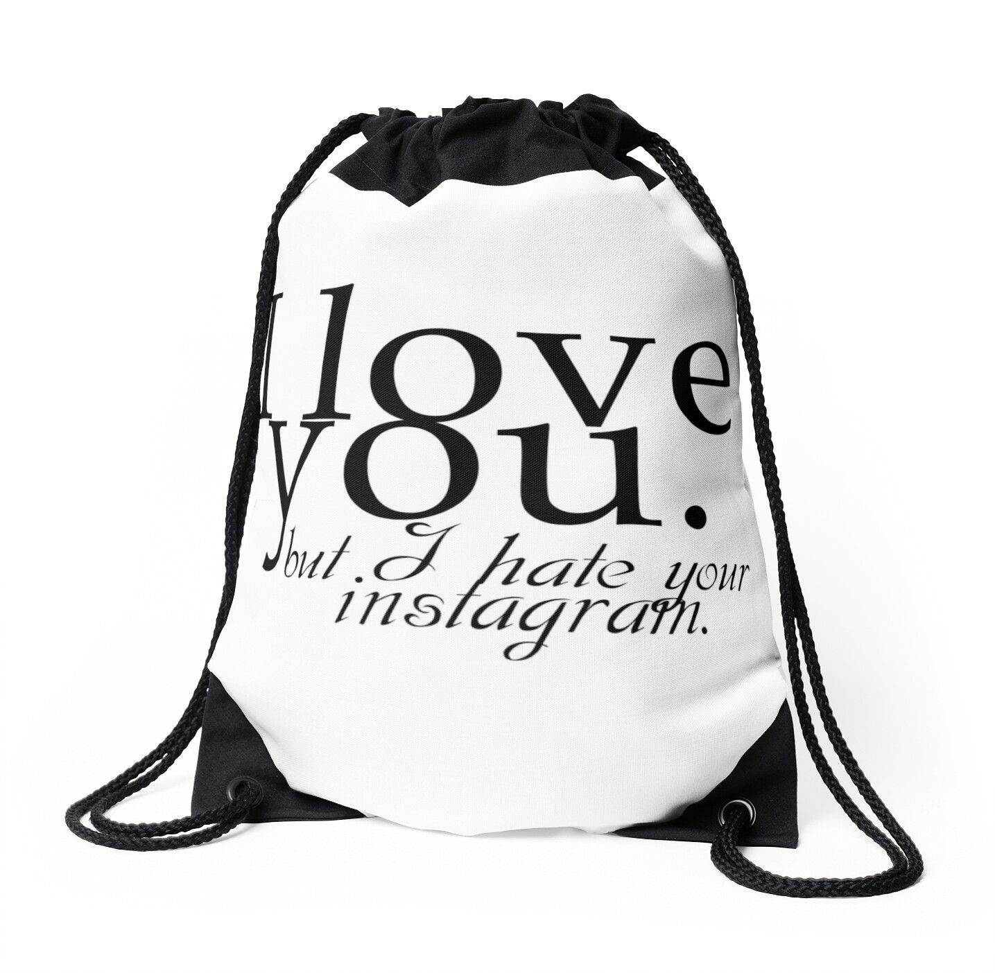 I love you but I hate your instagram quote design by loveinreturnart