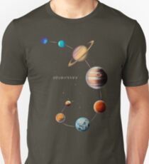 Camiseta ajustada Sistema solar