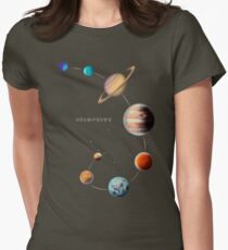 Camiseta entallada Sistema solar