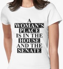 A Woman's Place... Women's Fitted T-Shirt