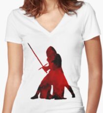 Kylo Ren - Star Wars Women's Fitted V-Neck T-Shirt