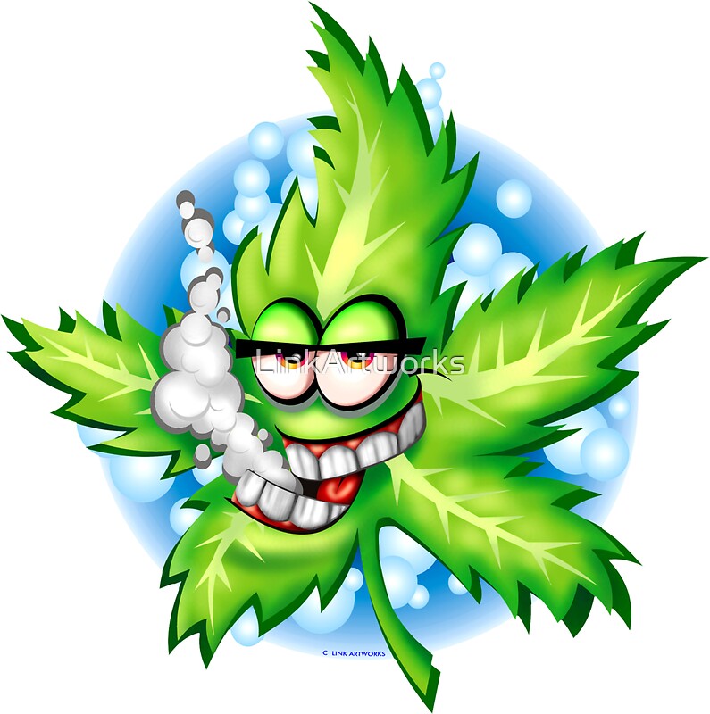 "Pot leaf" Stickers by LinkArtworks | Redbubble