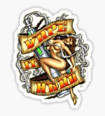 Vape It Hard Sticker