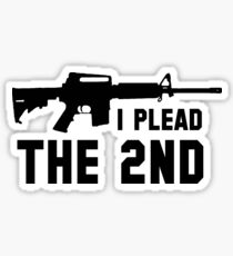 I Plead the 2nd Pro Sticker