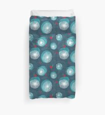 Mushrooms and berries Duvet Cover