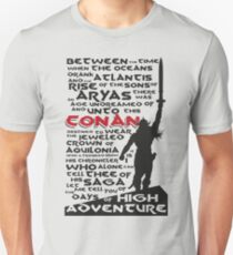 Days of High Adventure (Conan) Slim Fit T-Shirt