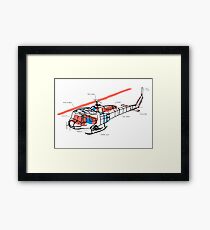 Helicopter Framed Print