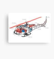 Helicopter Metal Print