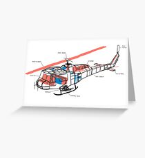 Helicopter Greeting Card