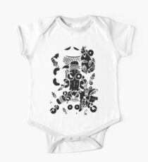 Verblasste Skizze Baby Body Kurzarm