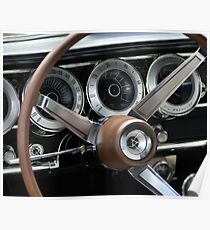 1966 Dodge Charger Dash Poster