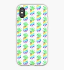 Vinilo o funda para iPhone Piñas arcoiris