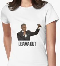 Obama Out Women's Fitted T-Shirt