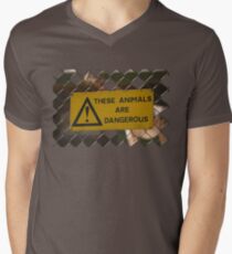 Dangerous! Men's V-Neck T-Shirt