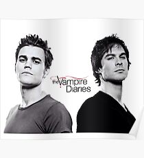 The vampire diaries Salvatore Brothers Poster