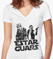 Estar Guars Women's Fitted V-Neck T-Shirt