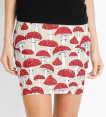 Red mushrooms Mini Skirt