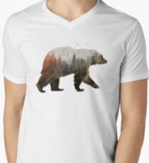 Bear Men's V-Neck T-Shirt