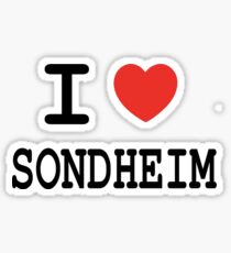 I <3 Sondheim Sticker