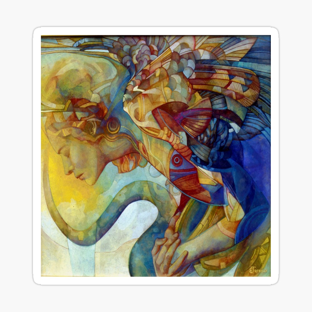 rainbow harpy Sticker