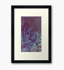 Blue Pixel Framed Print