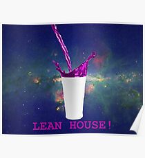 Schlankes Haus! Purpur trank Sizzurp Getränk! Poster