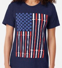 American Muscle Gifts For People Who Workout At The Gym Tri-blend T-Shirt