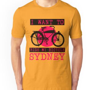 i want to ride my bicycle shirt