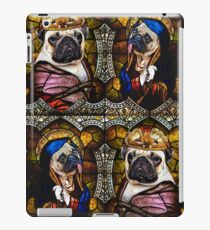 Vinilo o funda para iPad Pugs de cristal manchado