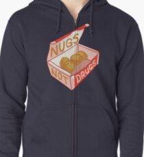 "Nugs Not Drugs" Zipped Hoodie