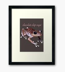 Chocolate Chip Coquí Framed Print