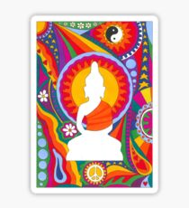 Psychedelic Buddha Sticker