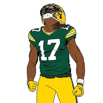 Davante Adams - Green Bay Packers Shower Curtain