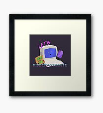 Let's Procrastinate! Framed Print