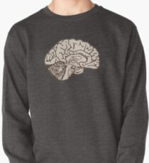 hemisected brain Pullover