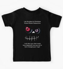 The Ghost of Christmas Future Perfect Subjunctive - light text Kids Tee