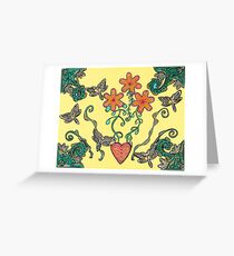 Tranquil Garden Greeting Card