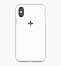 fleur de lis logo emblem iPhone Case