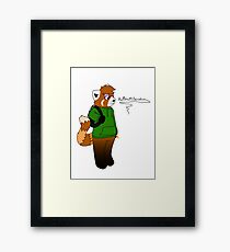 Art that shines Framed Print