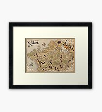 Kalos Karte Gerahmtes Wandbild